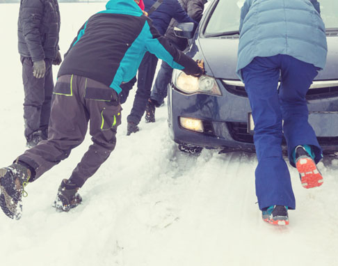 Stuck in Snow/Mud