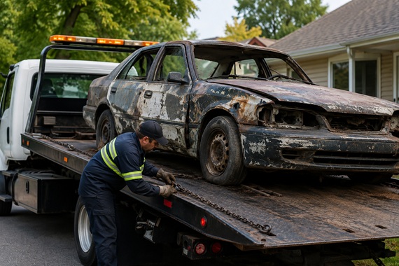 Tow-Tow flat tire service